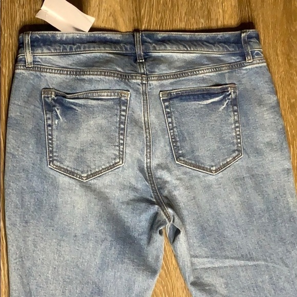 Loft Modern Skinny 10” Rise Ankle Crops Light Denim Size 10/30 Petite New - Picture 8 of 10